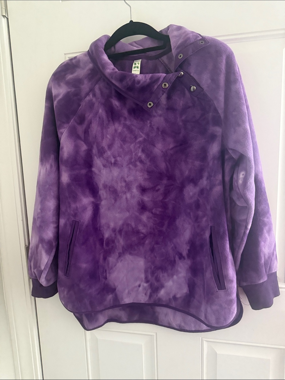 Green Tea velour sweatshirt
